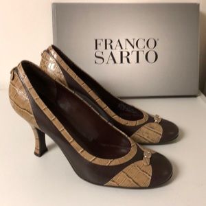 Franco Sarto Women’s Brown Heels Size 8.5 M
